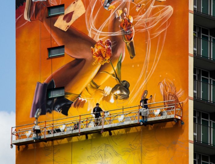 graffiti muurschildering