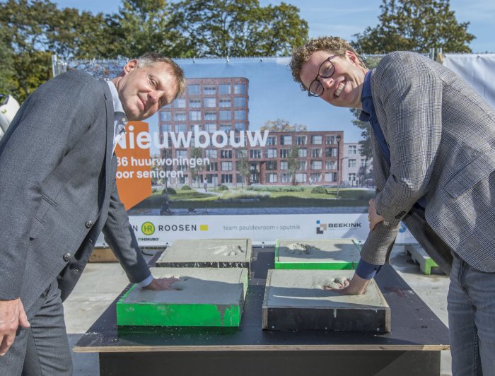 Gijsbert van Herk en Martijn Balster startten de bouw van Wenckebach