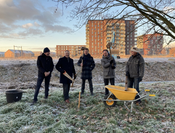 André Plooij, Frank van Kuppeveld, Gijsbert van Herk, Lucas de Boer en Ruud Klein