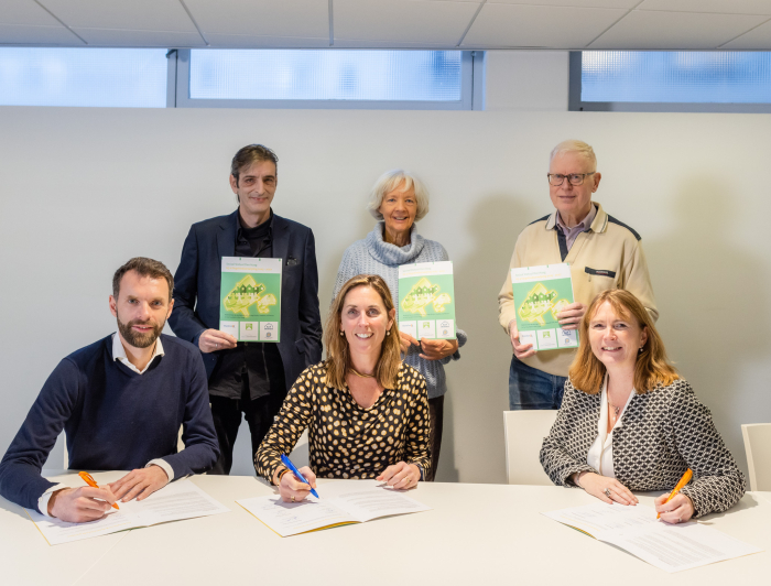 De ondertekenaars van het Sociaal Statuut