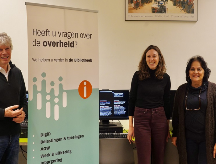 Vrijwilligers van het Informatiepunt Digitale Overheid
