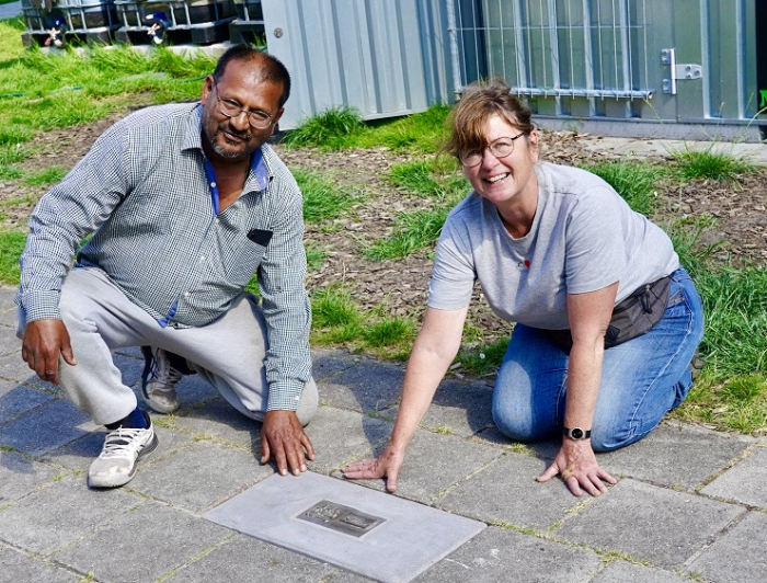 Abied en Yolanda bij de Gouden Klinker