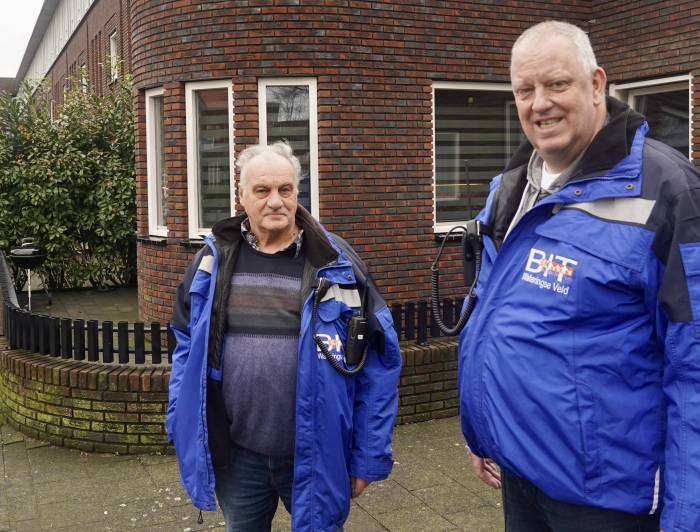 Jeroen en Jan van het BIT samen op straat