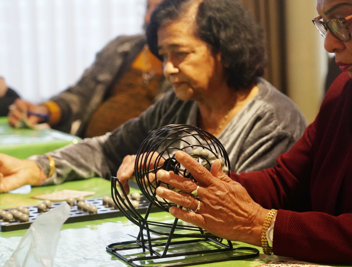 Bingo is vaste prik bij Shanti Bhawan