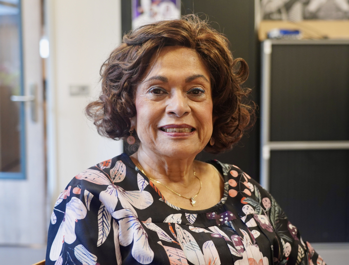 Henna Mathura van de Stichting Vrouwen Organisatie Sarita 
