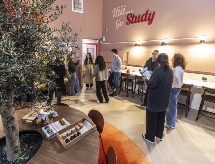 Overzichtsfoto studieruimte De Struyck