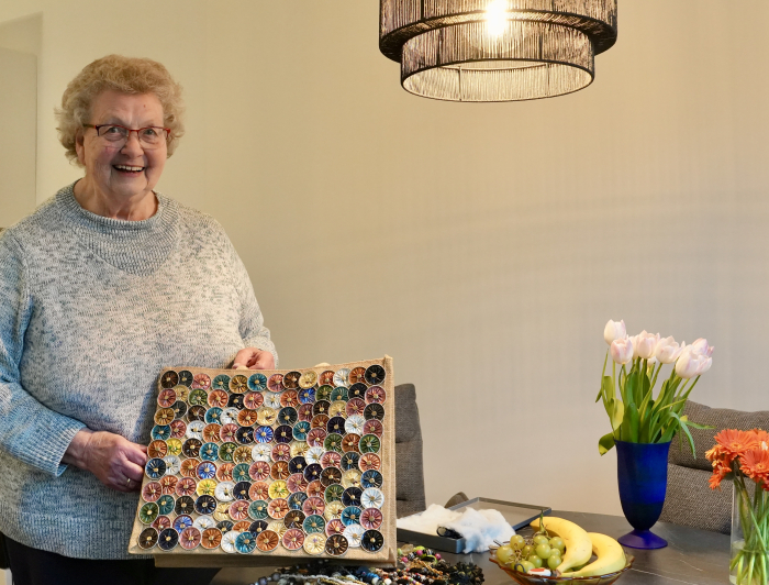 Greet in haar nieuwe woning van Steenzicht