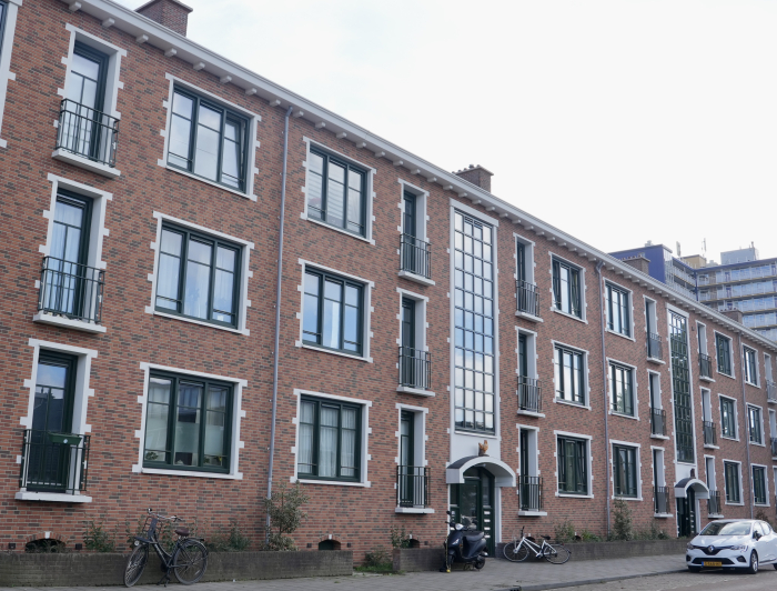 Gerenoveerde woningen aan de Van Ruysbroekstraat